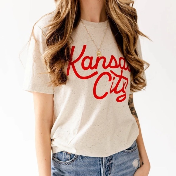 Other - Kansas City Script Tee - Kansas City Shirt - Womens Chiefs Shirt Gift For Fan